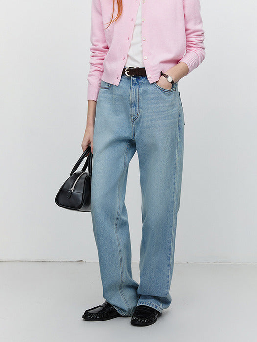 [dunst] LOOSE JEANS LIGHT BLUE_UDPA5A205B1