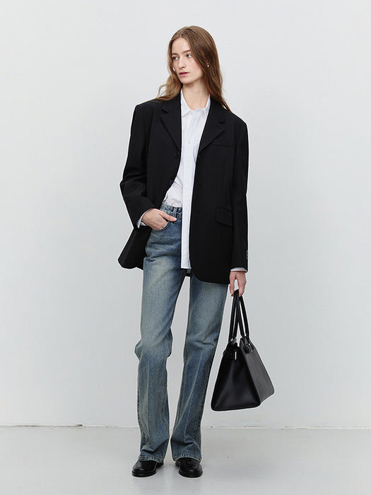 [dunst] 70S SEMI FLARED JEANS VINTAGE LIGHT BLUE_UDPA5A209B1