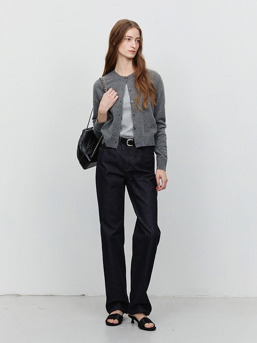 [dunst] ESSENTIAL STRAIGHT FULL LENGTH JEANS RAW DENIM_UDPA5A217N1