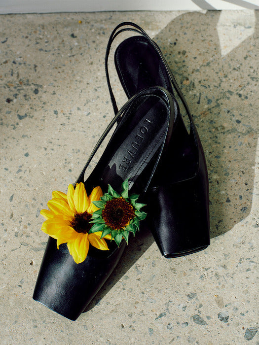 Loeuvre Carre Slingbacks