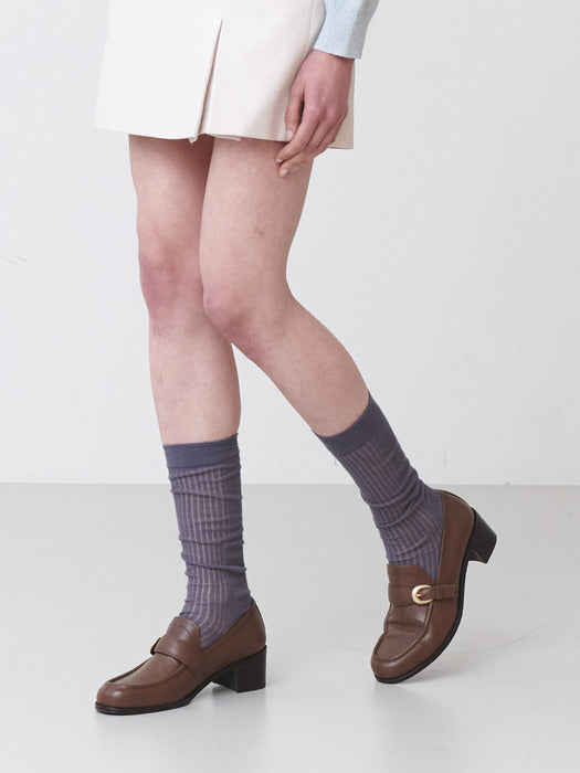 Loeuvre Rond Haut Moccasins