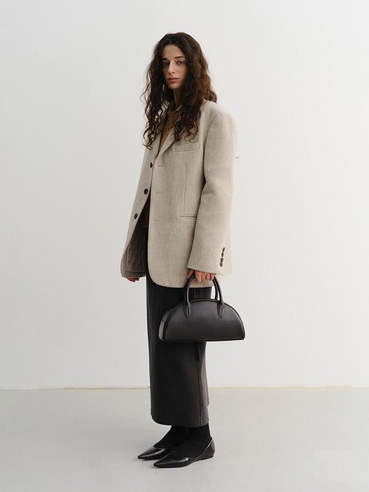 [dunst] CLASSIC BOWLING BAG DEEP BROWN_UDBA6E203W3