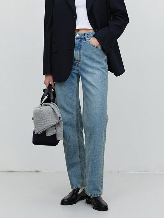 [dunst] ESSENTIAL STRAIGHT JEANS LIGHT BLUE_UDPA5A204B1