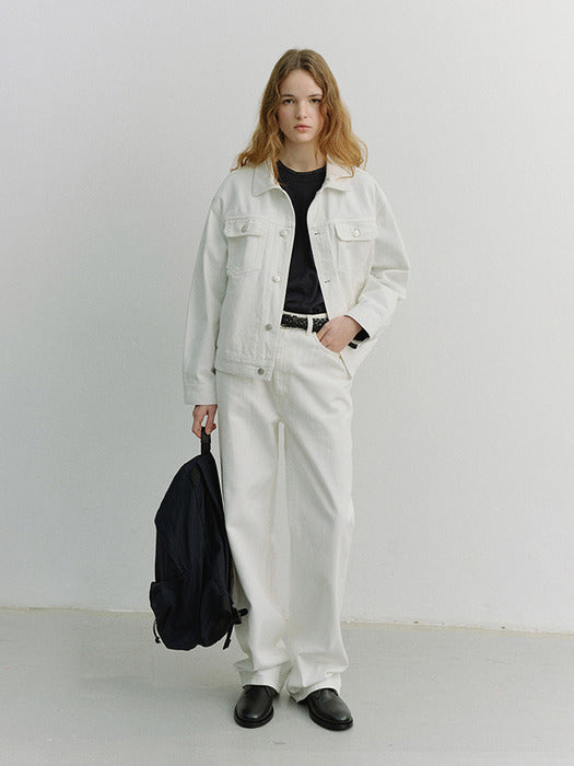 [dunst] LOOSE JEANS ECRU_UDPA6A205CR