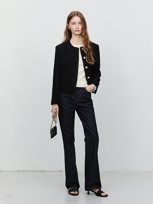 [dunst] 70S SEMI FLARED JEANS RAW DENIM_UDPA5A209N1