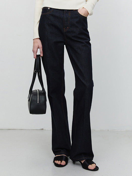 [dunst] 70S SEMI FLARED JEANS RAW DENIM_UDPA5A209N1