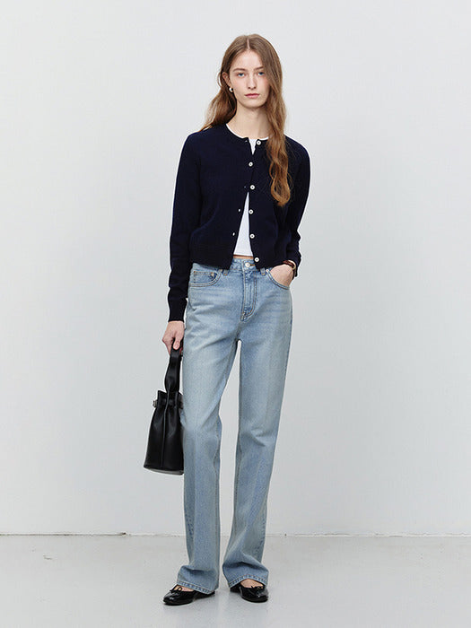 [dunst] 70S SEMI FLARED JEANS NEW LIGHT BLUE_UDPA5A209B2