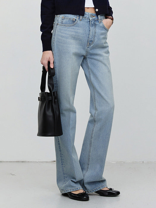 [dunst] 70S SEMI FLARED JEANS NEW LIGHT BLUE_UDPA5A209B2
