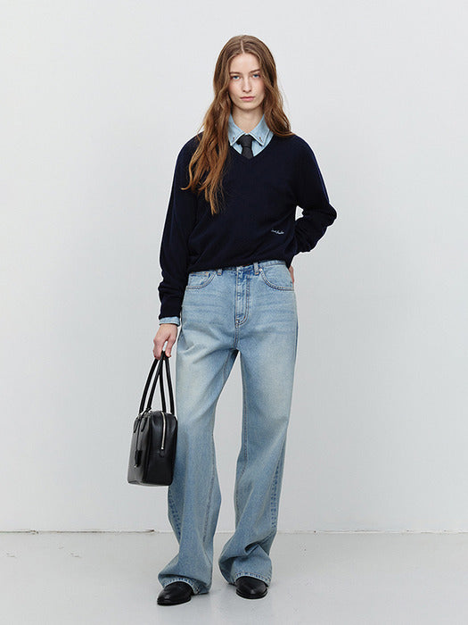 [dunst] RELAXED WIDE JEANS LIGHT BLUE_UDPA5A208B1