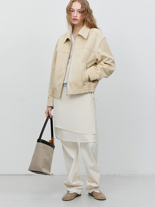 [dunst] LINEAR STRAIGHT JEANS CREAM_UDPA5A211I2