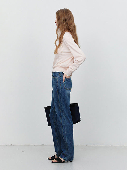 [dunst] LINEAR STRAIGHT JEANS CLASSIC BLUE_UDPA5A211B2