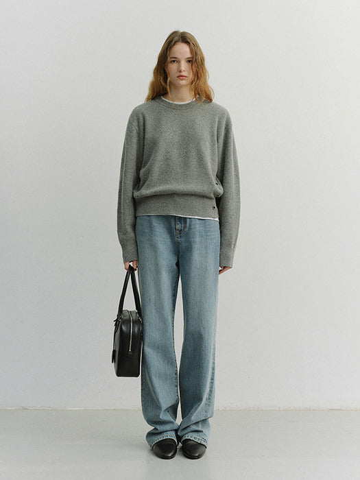 Dunst 90S Wide Leg New Jeans Light Blue