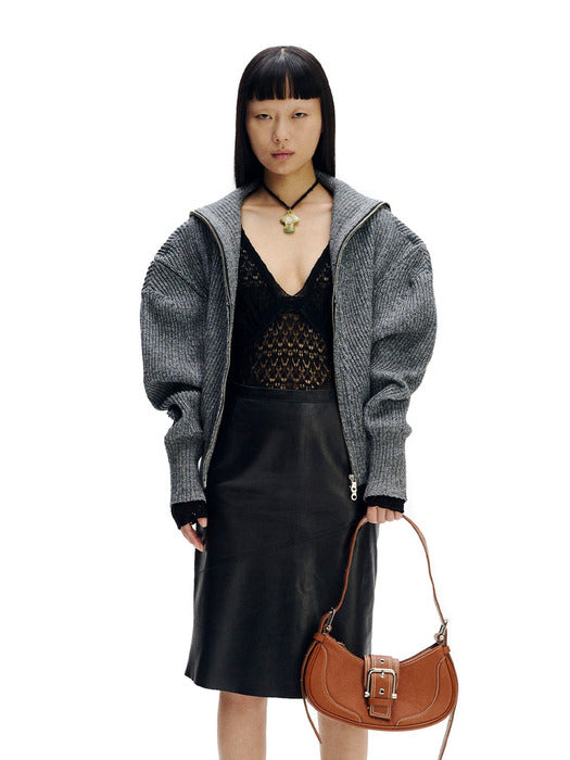 [osoi] HOBO BROCLE [TAN]