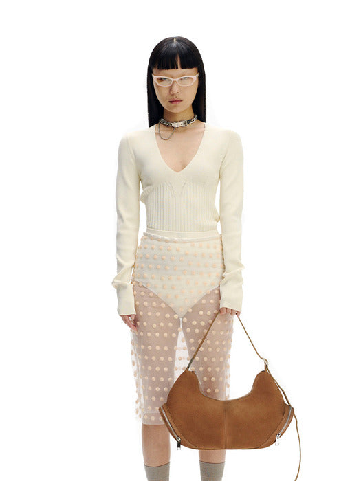 [osoi] CARGO HOBO LARGE [NUBUCK TAN]