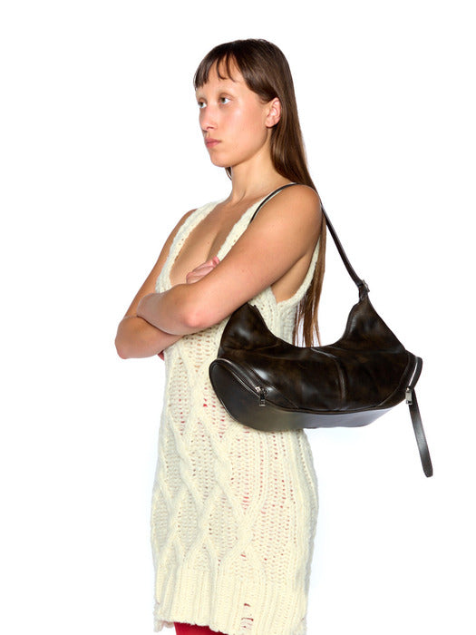 [osoi] CARGO HOBO LARGE [STAIN BROWN]
