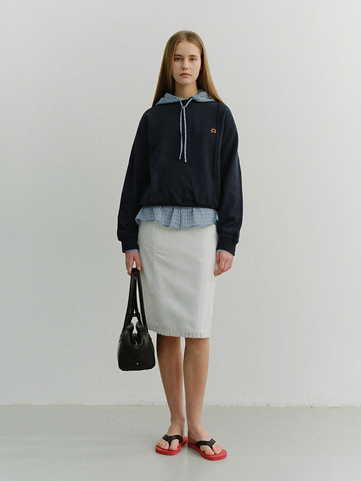 Dunst Unisex Dunst Logo Crease Sweatshirt French Navy