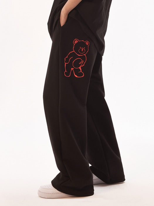 [ambler] The sun 2-Way Sweat Pants AP901 (Black)