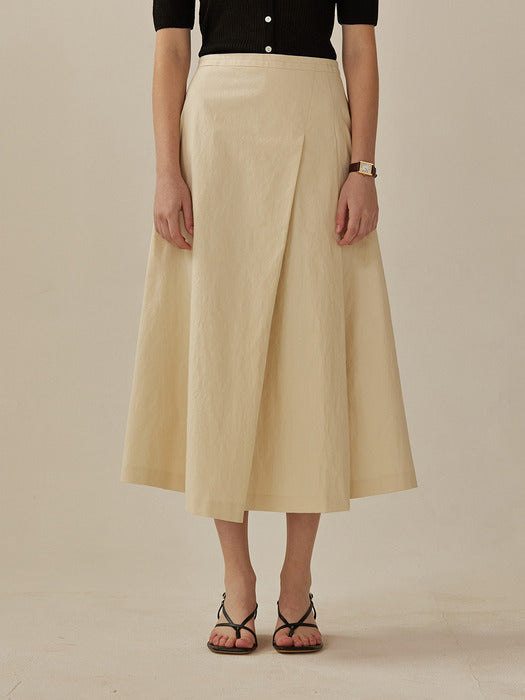 [wconcept_mango_maniplease] Lia Pintuck Skirt (2colors)