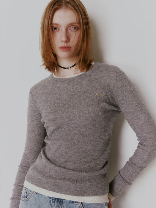 Raive Slim Fit Wool Knit