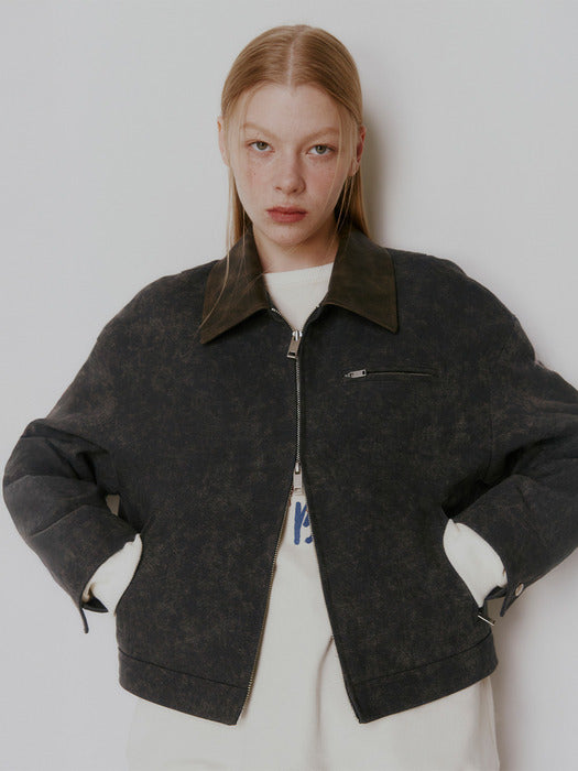 Raive Cotton Work Jacket in D/Grey