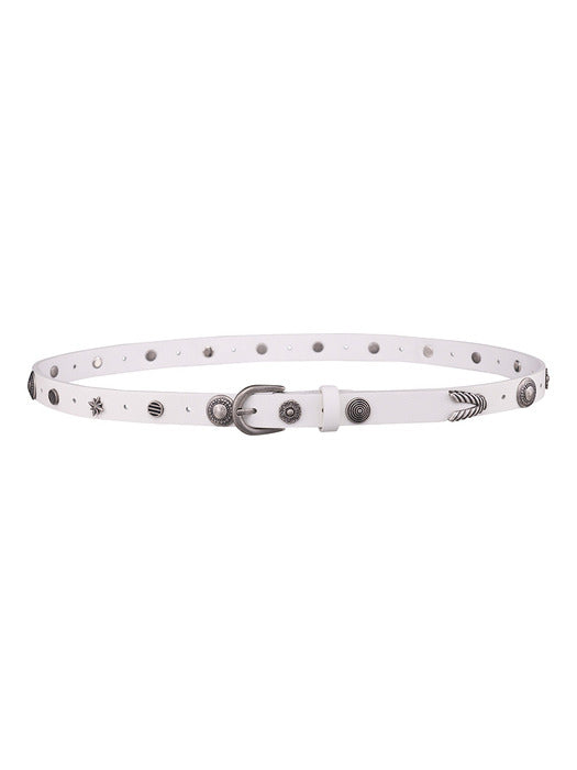 Raive Stud Western Leather Belt