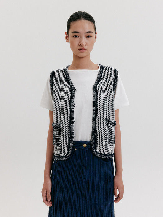 Eenk Square Neck T-shirt - Ivory