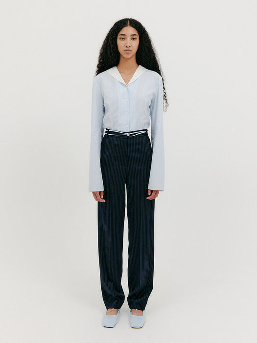 Eenk Classic Straight Pants - Navy