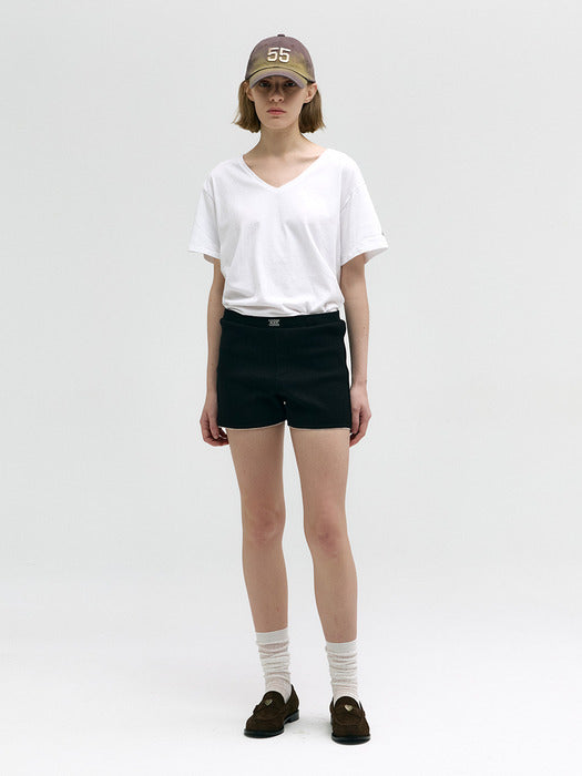 Margesherwood Trimming Rip Shorts black