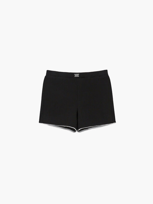Margesherwood Trimming Rip Shorts black