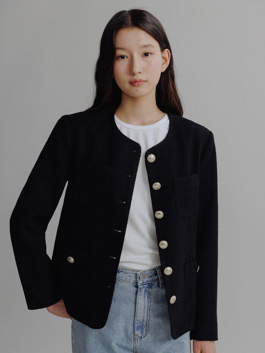 Mango Maniplease Maria Tweed Jacket