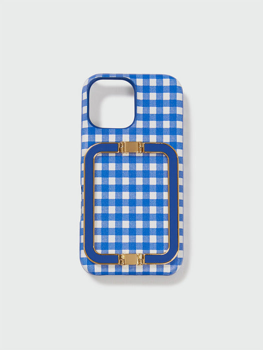 Eenk Phone Case Liney Blue Check