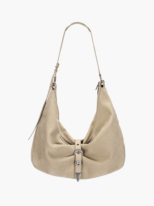 Margesherwood Belted Hobo nude nubuck