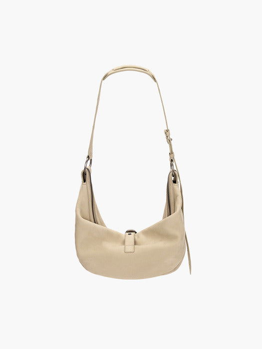 Margesherwood Belted Hobo Medium nude nubuck
