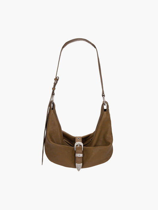 BELTED HOBO MEDIUM_vintage camel washed nappa