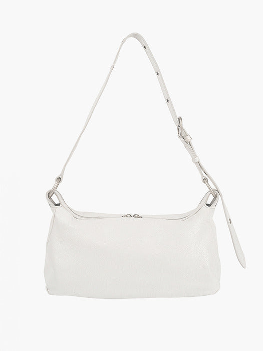 OUTPOCKET HOBO_off white cracked