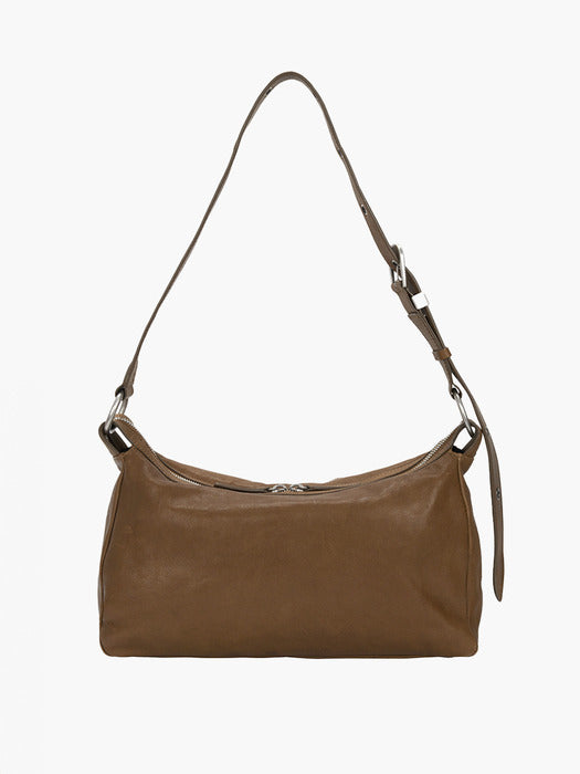 OUTPOCKET HOBO_vintage camel washed nappa