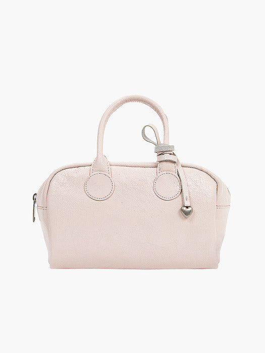SOFT BOWLING BAG_pale pink cracked