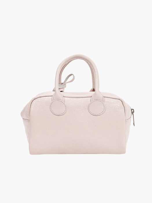 SOFT BOWLING BAG_pale pink cracked
