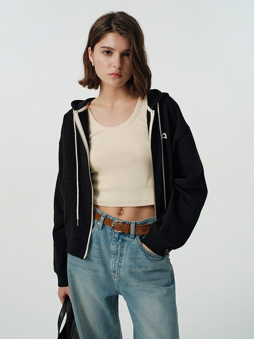 Dunst Cropped Sleeveless Top Butter Yellow