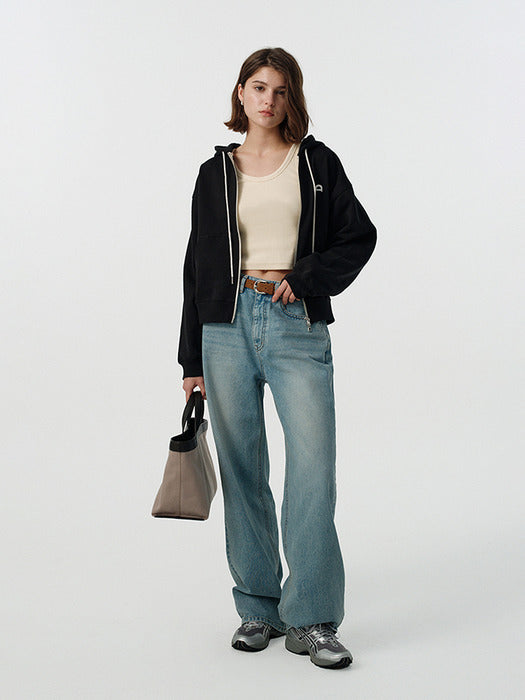 Dunst Cropped Sleeveless Top Butter Yellow