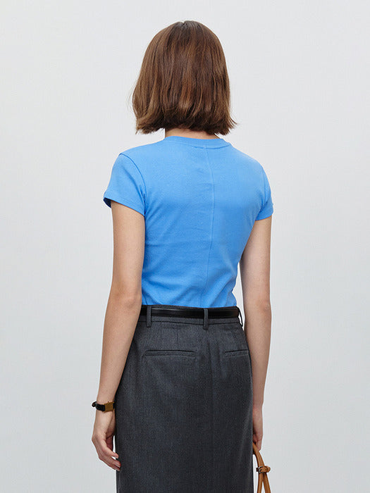 [dunst] ESSENTIAL T-SHIRT BLUE_UDTS5A204B2