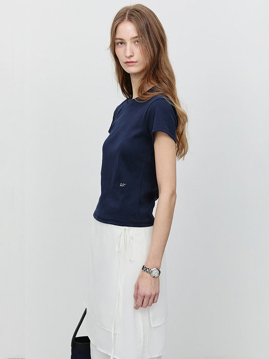 [dunst] ESSENTIAL T-SHIRT NAVY_UDTS5A204N2