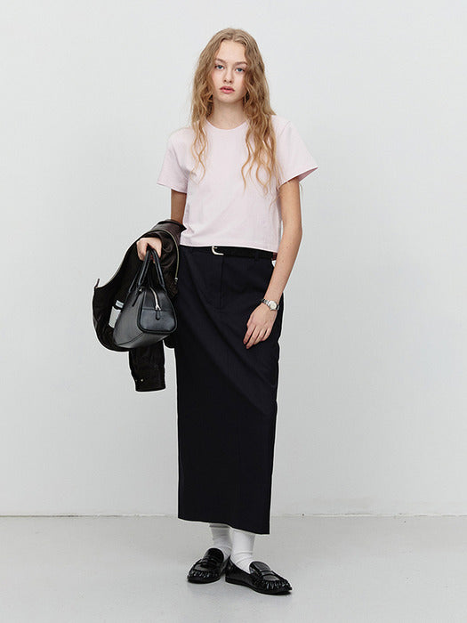 [dunst] CROPPED T-SHIRT LIGHT PINK_UDTS5A202P1