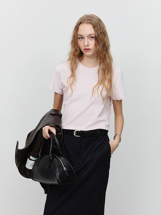 [dunst] CROPPED T-SHIRT LIGHT PINK_UDTS5A202P1