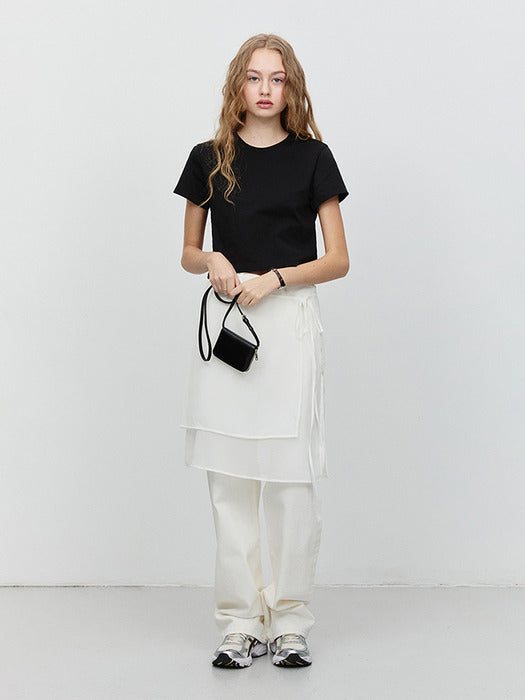 [dunst] CROPPED T-SHIRT BLACK_UDTS5A202BK