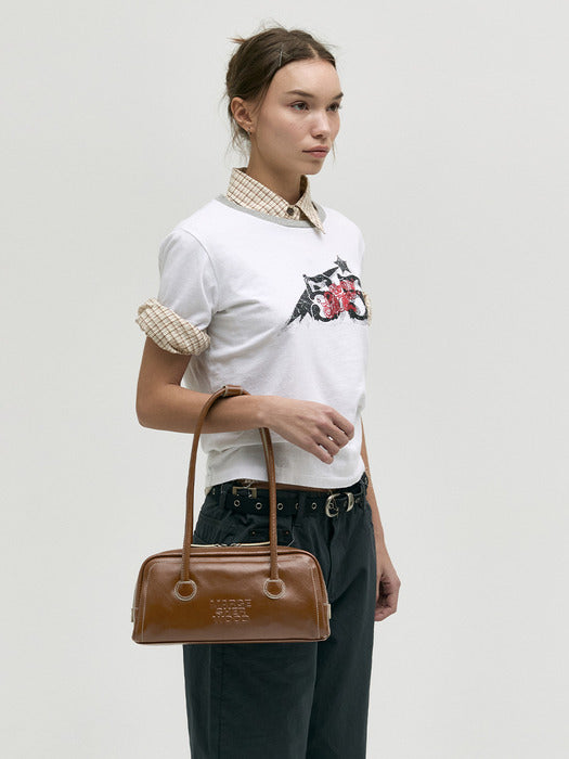 [MARGESHERWOOD] SOFT BOSTON EW_brown crinkle