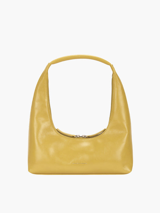 HOBO SHOULDER_corn yellow crinkle