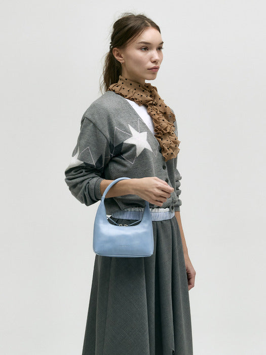 HOBO MINI_pastel blue pull-up crinkle