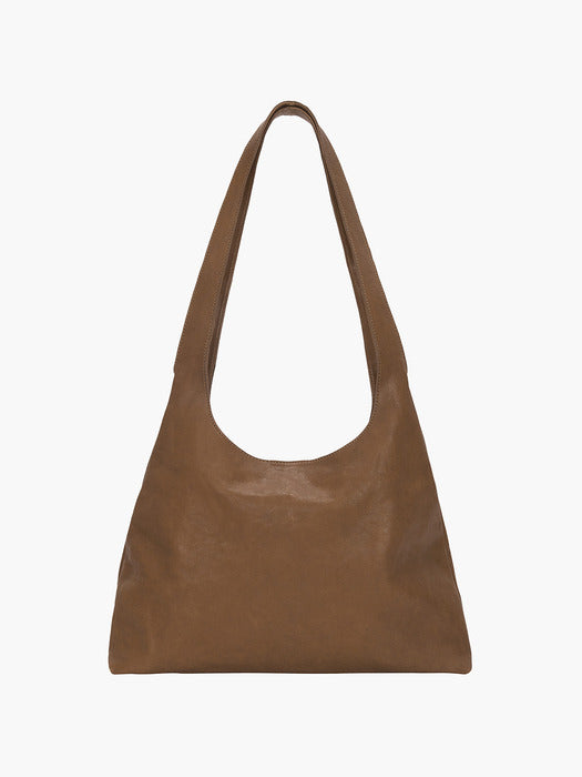 HALTER HOBO LARGE_vintage camel washed nappa