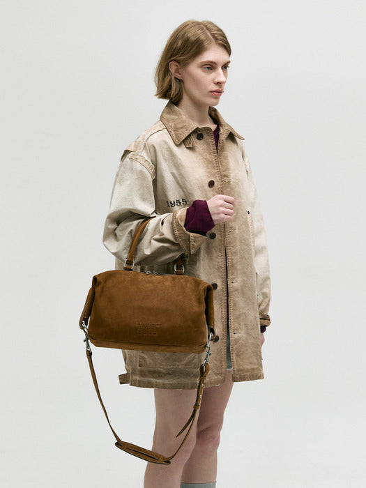 DUMPLING TOTE_chestnut nubuck